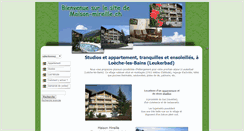 Desktop Screenshot of maison-mireille.ch